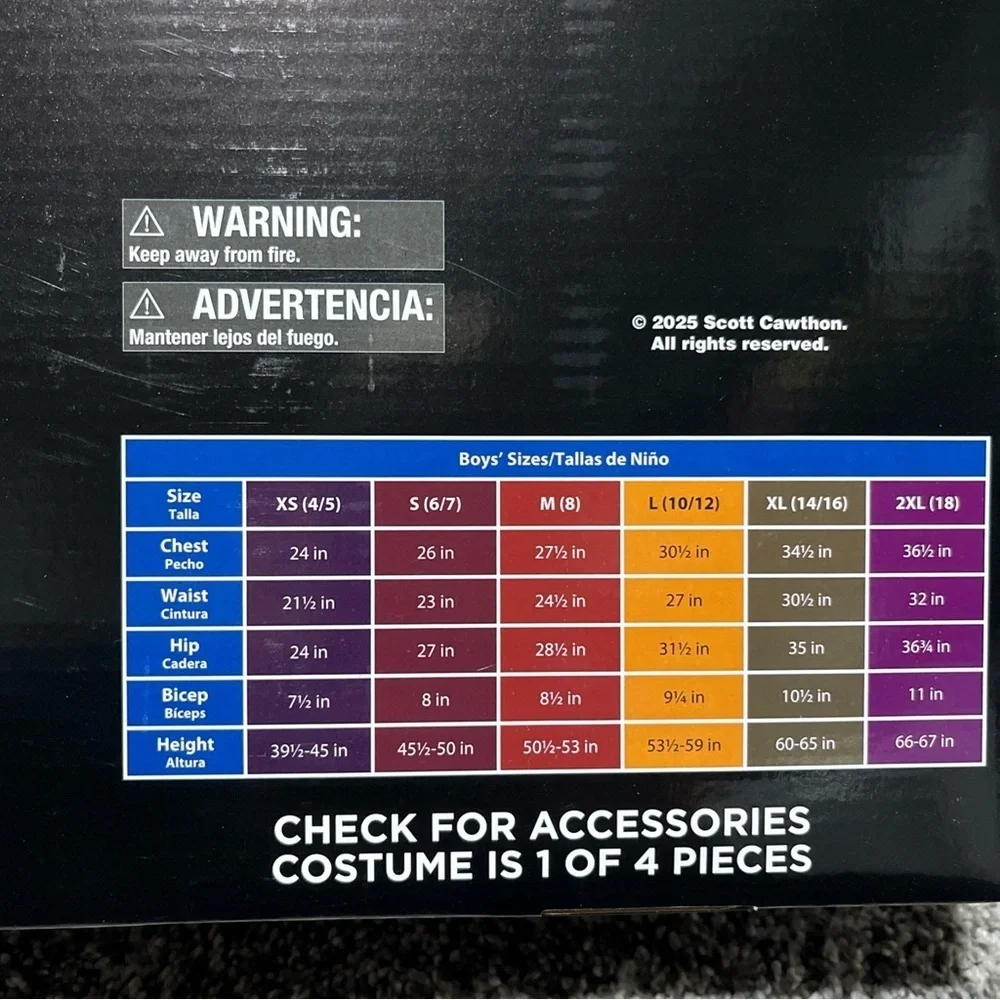 Five Nights at Freddy's Youth Foxy Costume M 8 New Complete - Picture 6 of 8